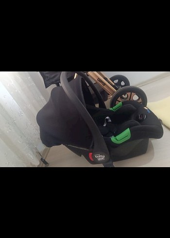 Siyah Taşınabilir Bebek puset - Görsel 2