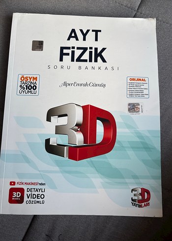 AYT Fizik Soru Bankası 3D Video Çözümlü