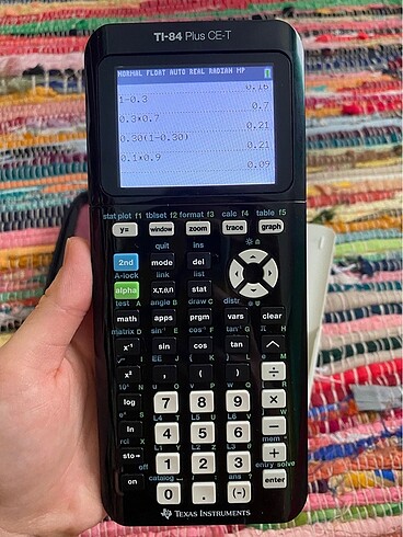 TI-84 Texas instruments renkli grafik hesap makinesi