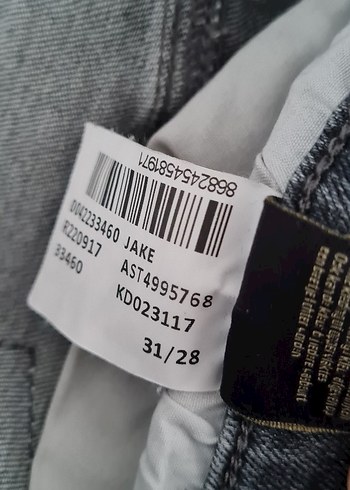 Gri Regular Fit Erkek Kot Pantolon - Görsel 2