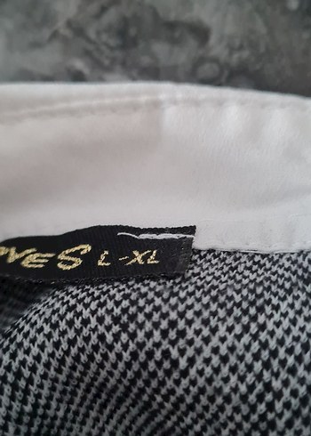 Gri Düğmeli Uzun Kollu Kadın Bluz - Görsel 2