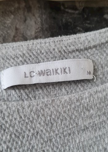 Gri Uzun Kollu Triko - Görsel 2