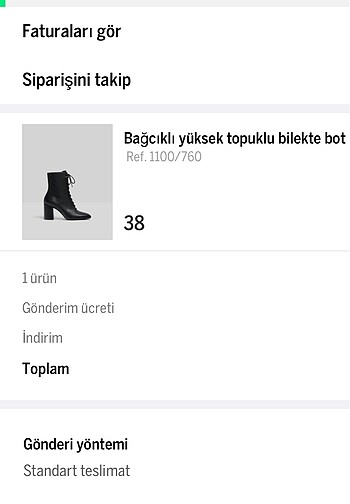 BERSHKA SİYAH BOT