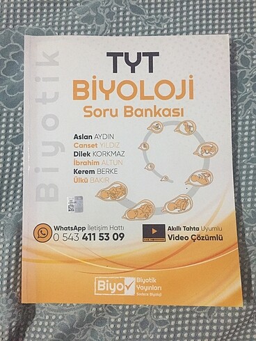 BİYOTİK YAYINLARI TYT BİYOLOJİ SORU BANKASI