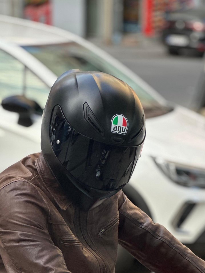 AGV K1-K1S-K3SV-K5 UYUMLU SİYAH VİZÖR - Görsel 3