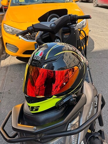 AGV K1-K1S-K3SV-K5 UYUMLU RED GOLD VİZÖR