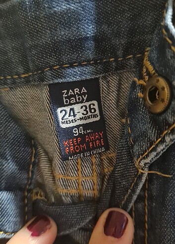 Orjinal Zara Baby 24-36 ay kot pantolon