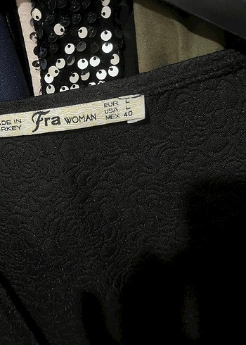 Siyah Salaş Kadın Uzun Kaban - Görsel 2