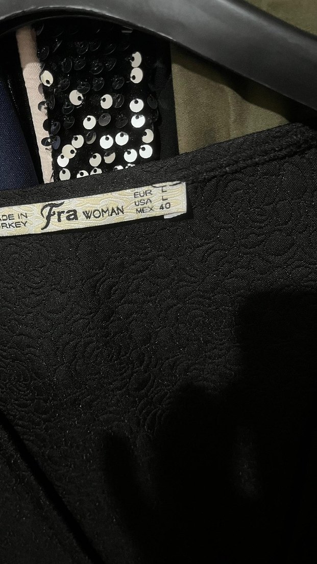 Siyah Salaş Kadın Uzun Kaban - Görsel 2