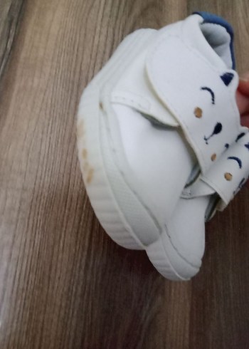 19 Beden beyaz Renk Beyaz Erkek Bebek İlk Adım Ayakkabısı