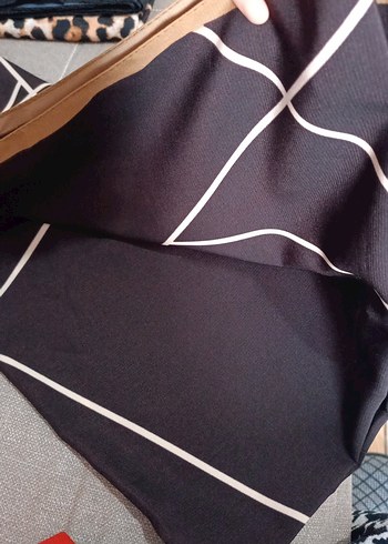 Siyah Modern Kadın şal - Görsel 6