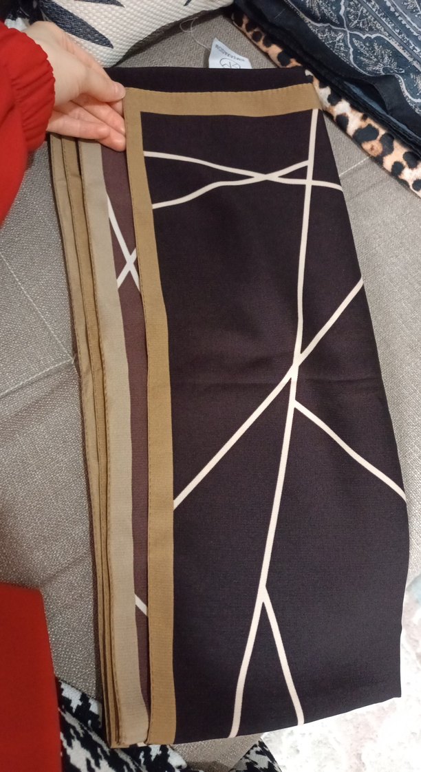 Siyah Modern Kadın şal - Görsel 3