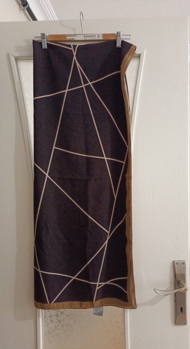 Siyah Modern Kadın şal - Görsel 5