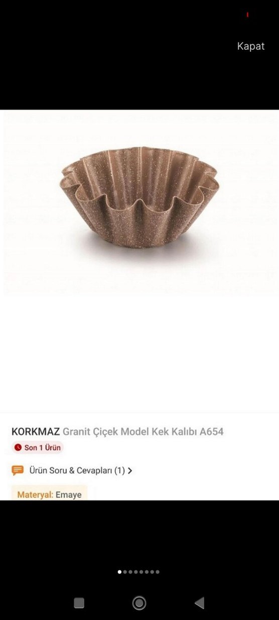 Bej Parlak Kek Kalıbı - Görsel 5