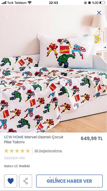 Lcw çocuk pike takımı
