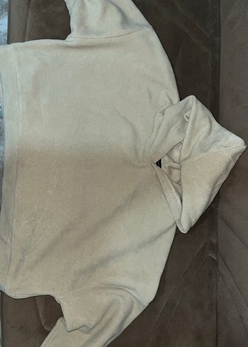 Bej Kadın Salaş Sweatshirt