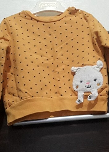 Mammaramma kız bebek sweatshirt 