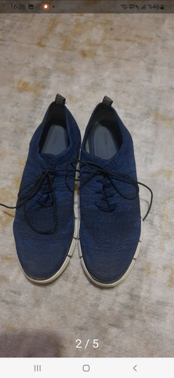 Mavi Erkek Spor Ayakkabı Bağcıkları - Görsel 2