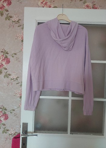 Koton Kız Çocuk Kapüşonlu Mor Sweatshirt
