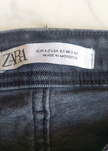 32 Beden Gri Erkek Kot Pantolon