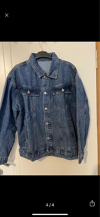 l/xl Beden mavi Renk Kot ceket