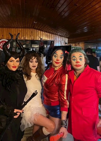 Kadınlar için Malefiz Kostümü Seti hollowen - Görsel 4