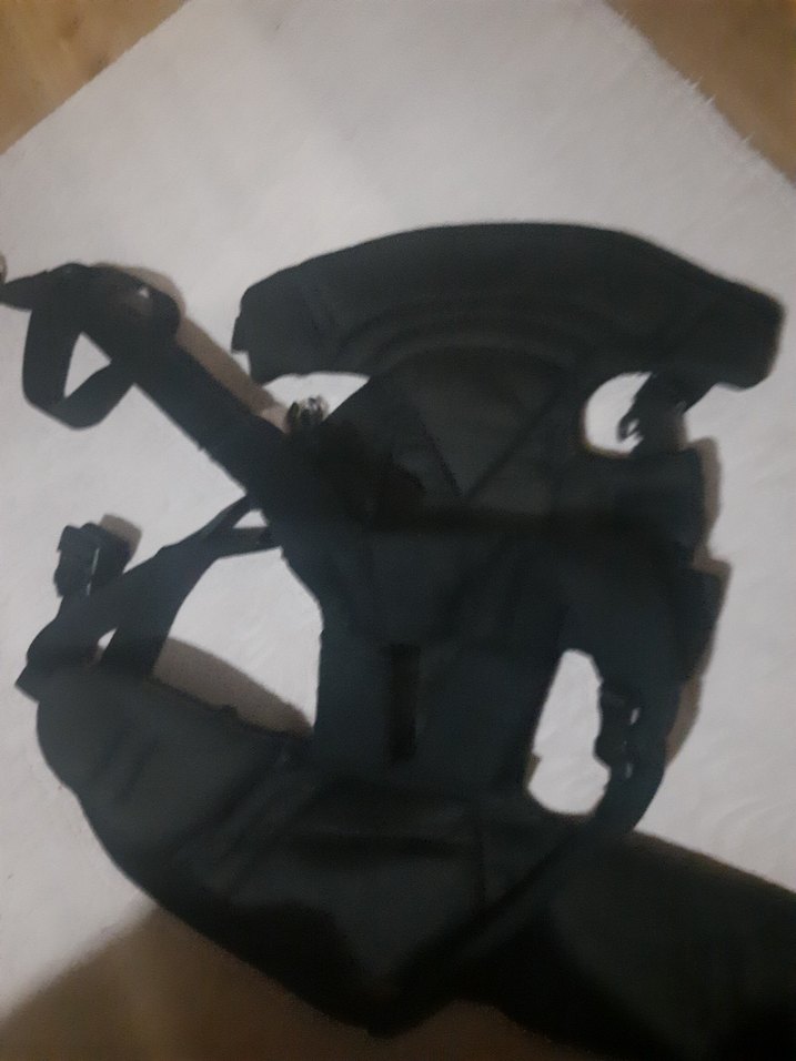 Molmini Siyah Sirt destekli Bebek Taşıyıcı - Görsel 4