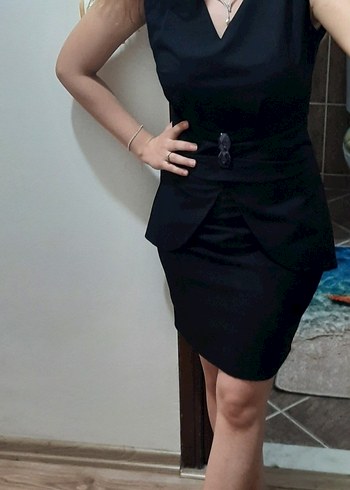 ADL siyah Kalem Elbise - Görsel 2