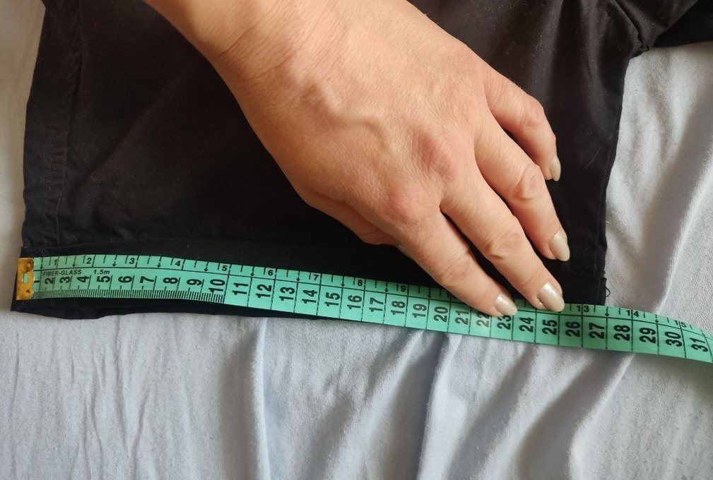 Kadın Siyah Keten Mini Kemerli Şort - Görsel 5