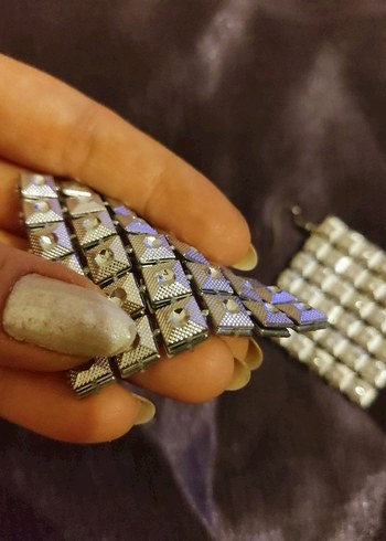 Bohem Kareli Boncuklu Küpe - Görsel 4