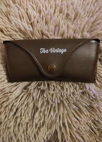 Toz Vintage Leopar Desenli Gözlük Çerçevesi - Görsel 2