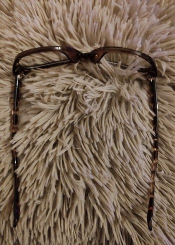 Toz Vintage Leopar Desenli Gözlük Çerçevesi - Görsel 4