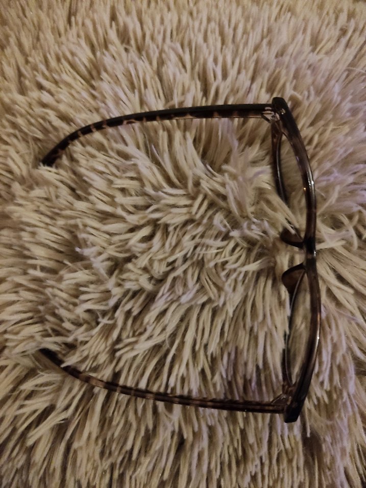 Toz Vintage Leopar Desenli Gözlük Çerçevesi - Görsel 3