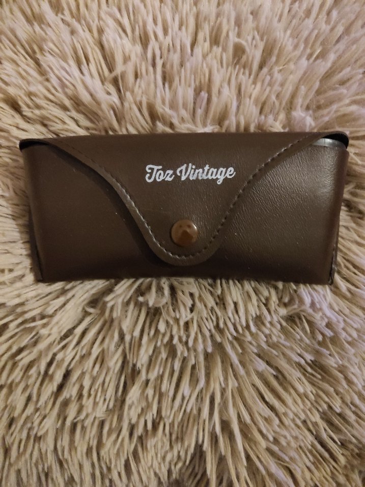 Toz Vintage Leopar Desenli Gözlük Çerçevesi - Görsel 2