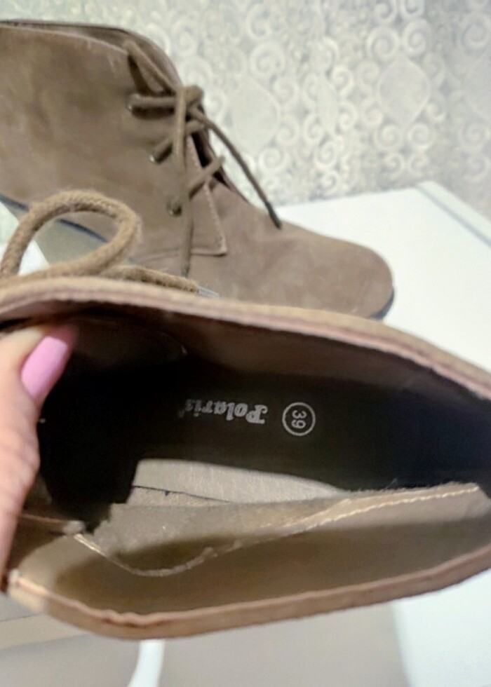 Polaris vizon süet bot - Görsel 5