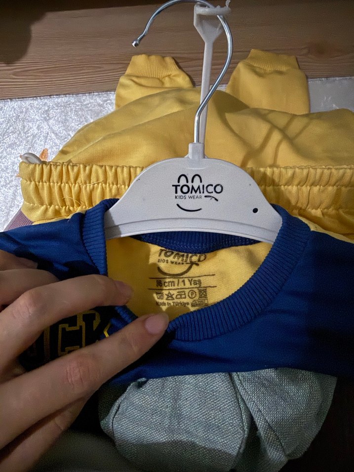 Renkli Rock Punk Erkek Bebek Takımı - Görsel 3