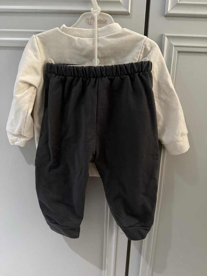 Uzun Kollu Bebek Takımı, Baskılı - Görsel 2