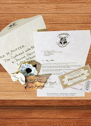 Harry potter mektup seti 