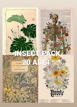 INSECT PACK POSTER SETİ 