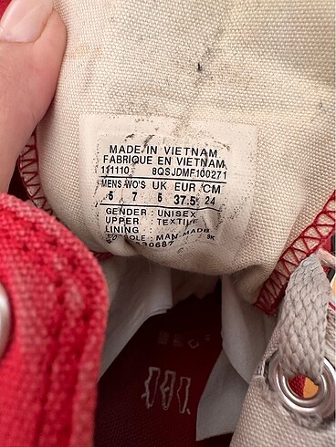 Converse Orijinal converse kırmızı