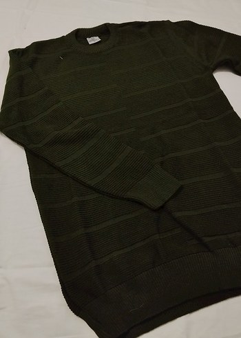 Erkek Siyah Triko Bisiklet Yaka Kazak - Görsel 3