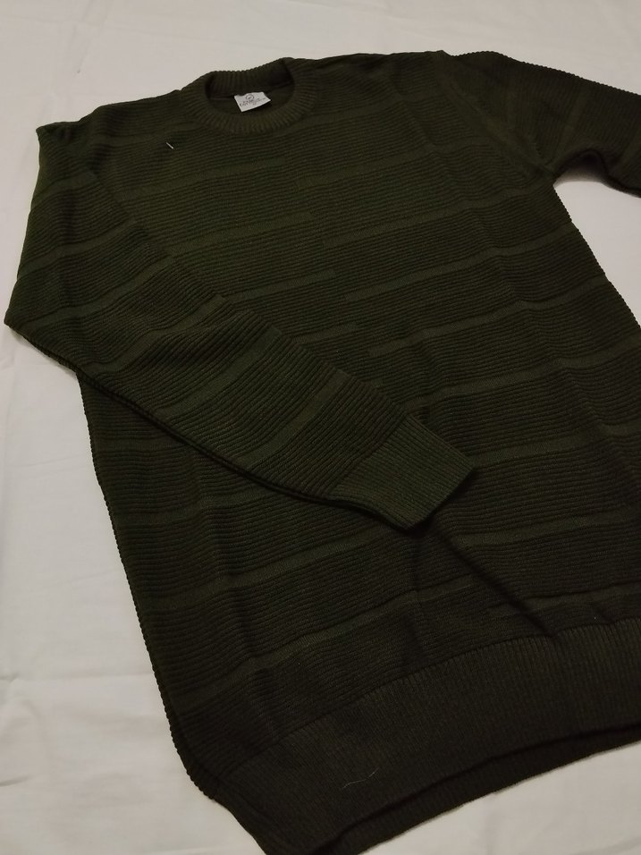 Erkek Siyah Triko Bisiklet Yaka Kazak - Görsel 3