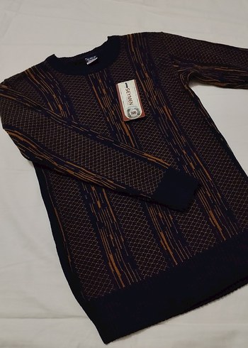 Erkek Çocuk Siyah Triko Bisiklet Yaka Kazak - Görsel 3