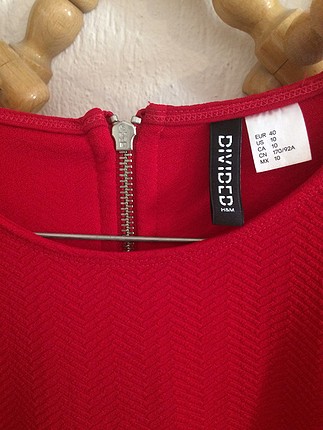 m Beden kırmızı Renk H&M Elbise