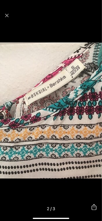 Bershka Bluz renkli