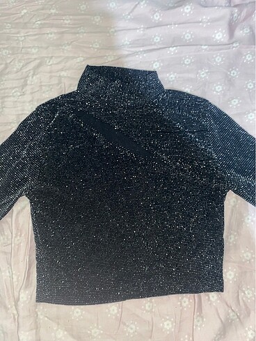 simli bluz crop