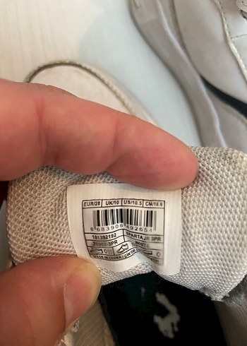 U.S Polo Assn. Beyaz Erkek Çocuk Spor Ayakkabı Velcro
