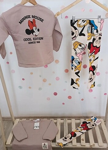 Zara Minnie Mouse Takım