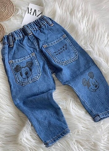 Zara Mickey Mouse Jean