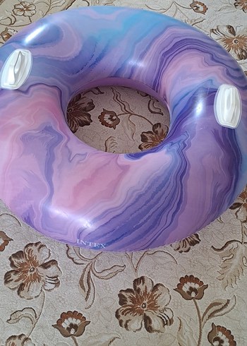 Pastel Mor Desenli Çocuk Deniz Simidi - Görsel 2